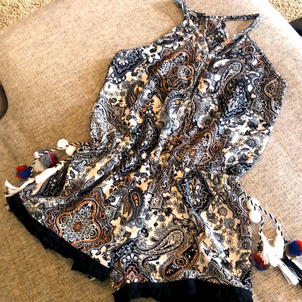 Girls shorts romper